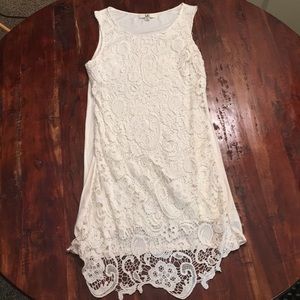 Boutique white lace dress